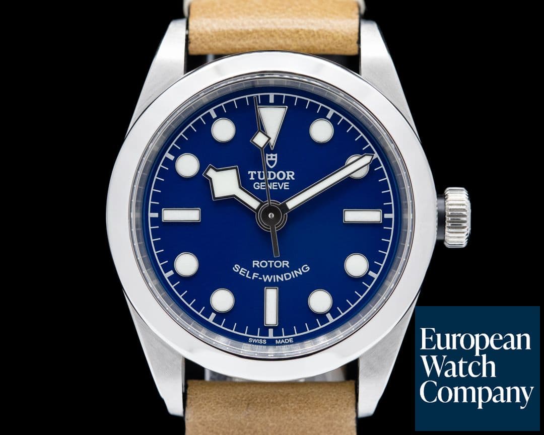 Image of Tudor Tudor Heritage 79580 Black Bay 32 Blue SS