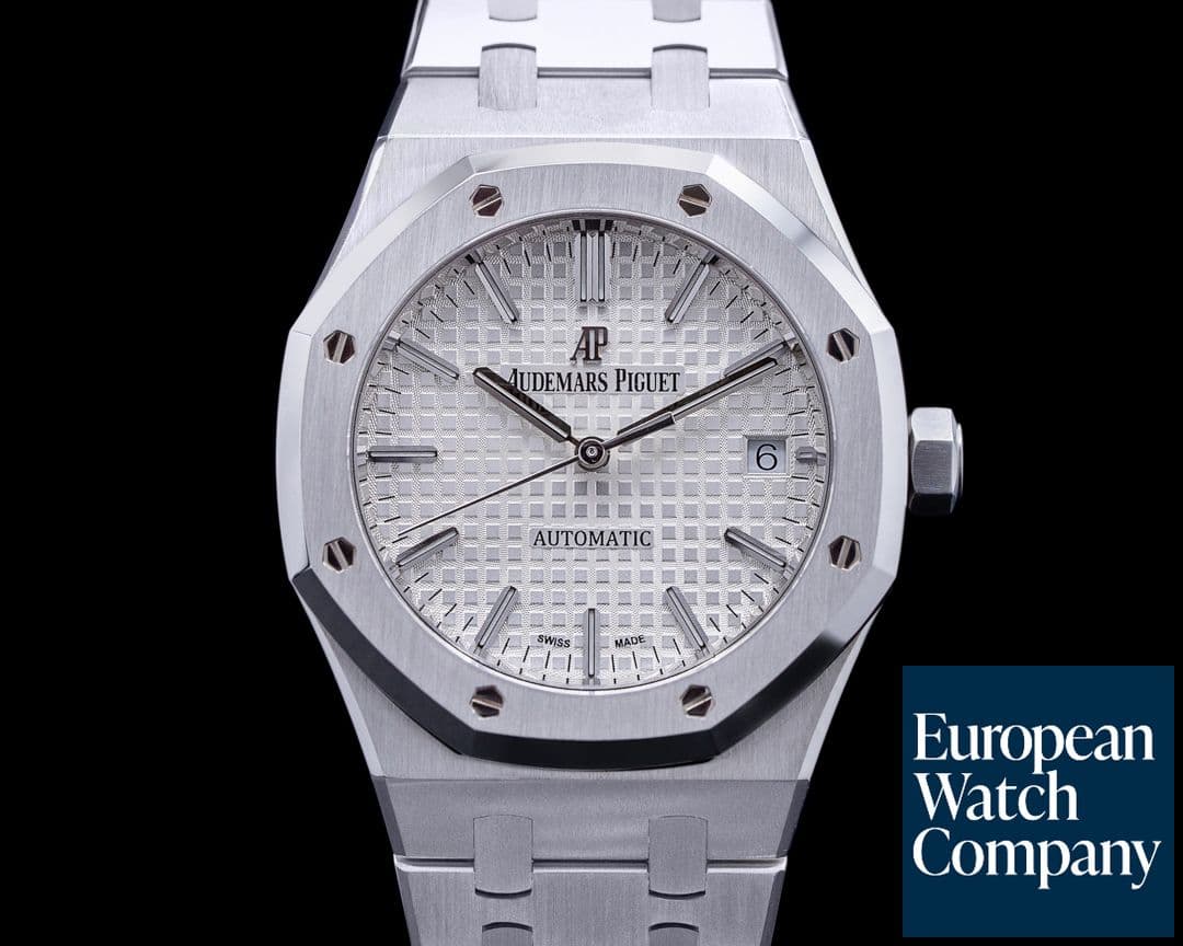 Image of Audemars Piguet Royal Oak 15450ST White Dial SS 37MM 