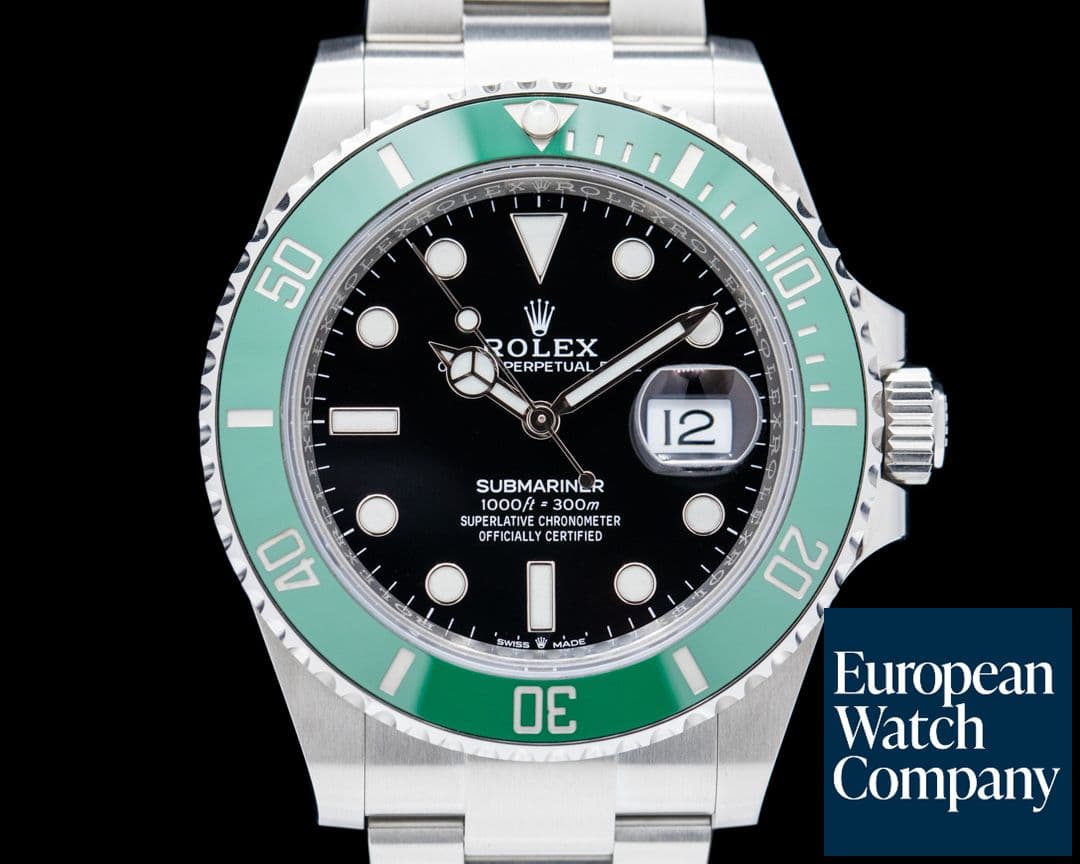 Image of Rolex Submariner Date 126610LV Kermit GREEN Ceramic Bezel 41MM 2021