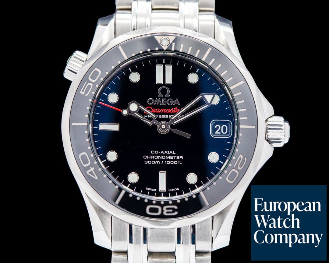 Image of Omega Seamaster Professional SS Co-Axial Mid Size Black Ceramic Bezel