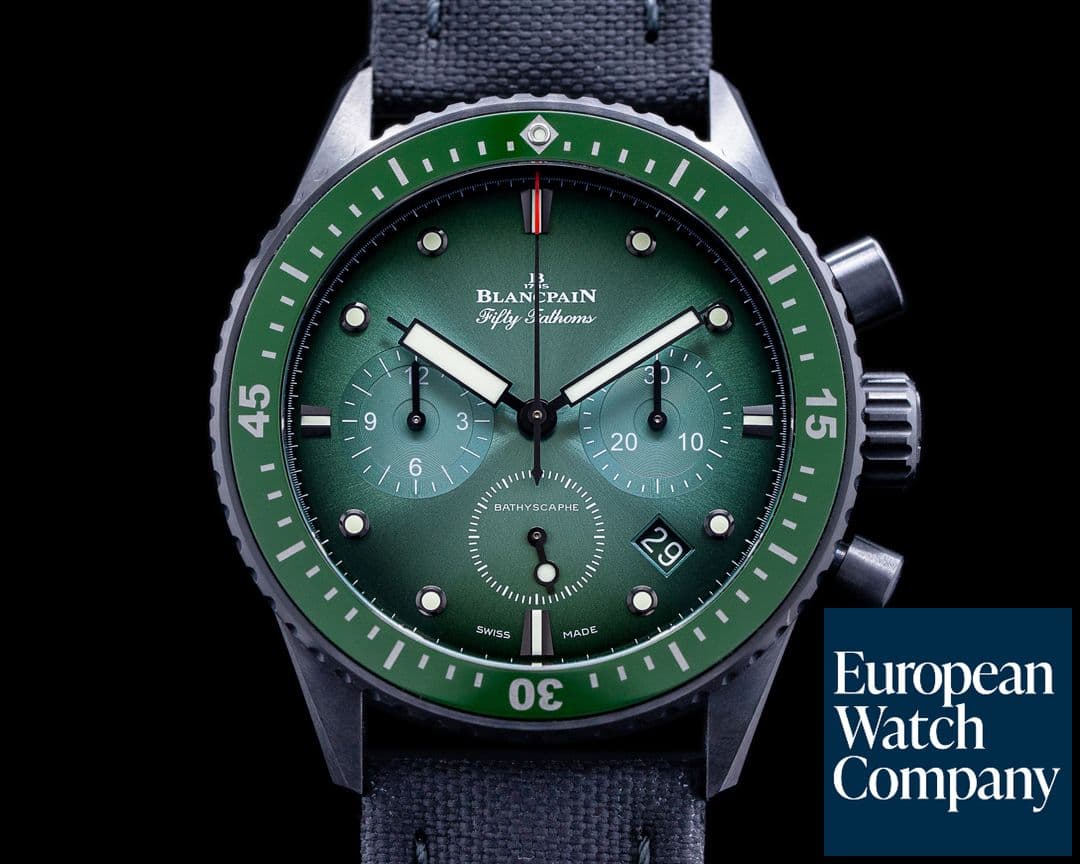 Image of Blancpain Fifty Fathoms Bathyscaphe Flyback Chronograph SS / SS 2021