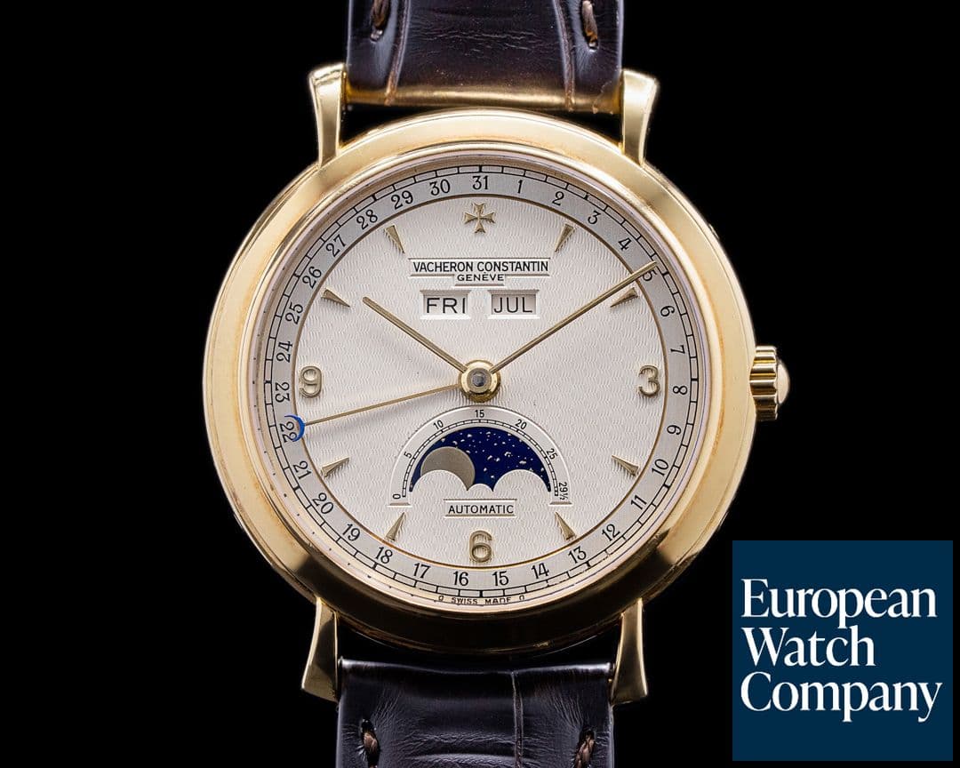 Image of Vacheron Constantin Triple Calendar Moonphase 47050 18K Yellow Gold VC SERVICED