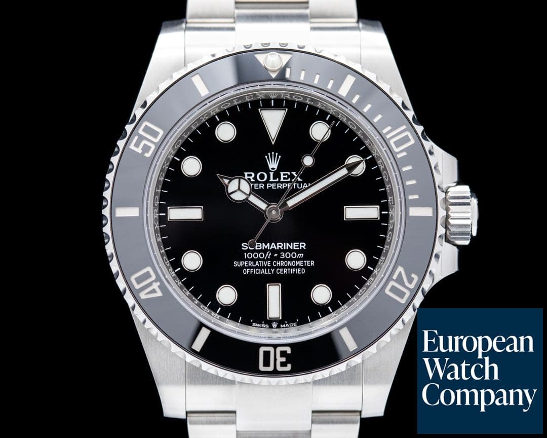 Image of Rolex Submariner 124060 No Date Ceramic Bezel 41MM 2022