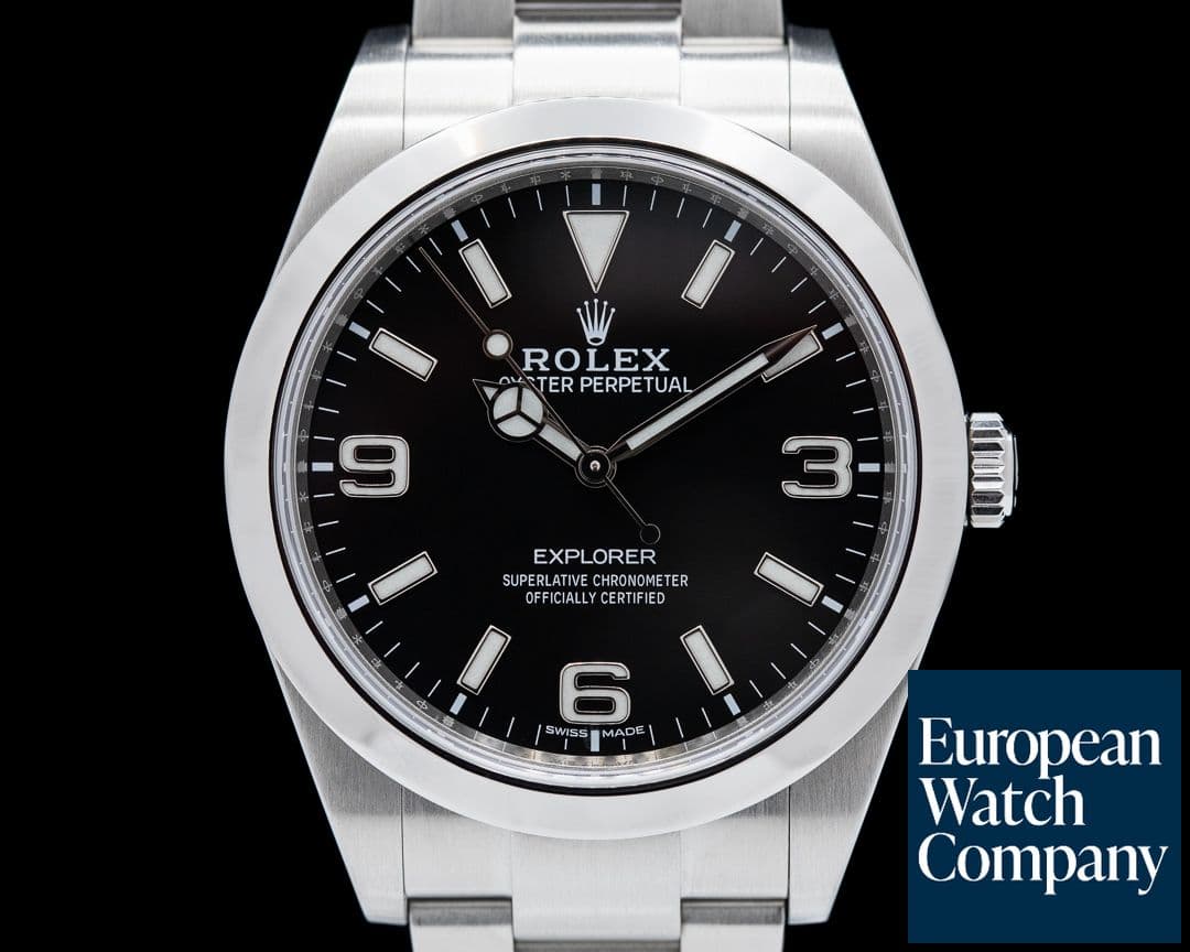 Image of Rolex Explorer I 214270 39MM Mark 2 dial
