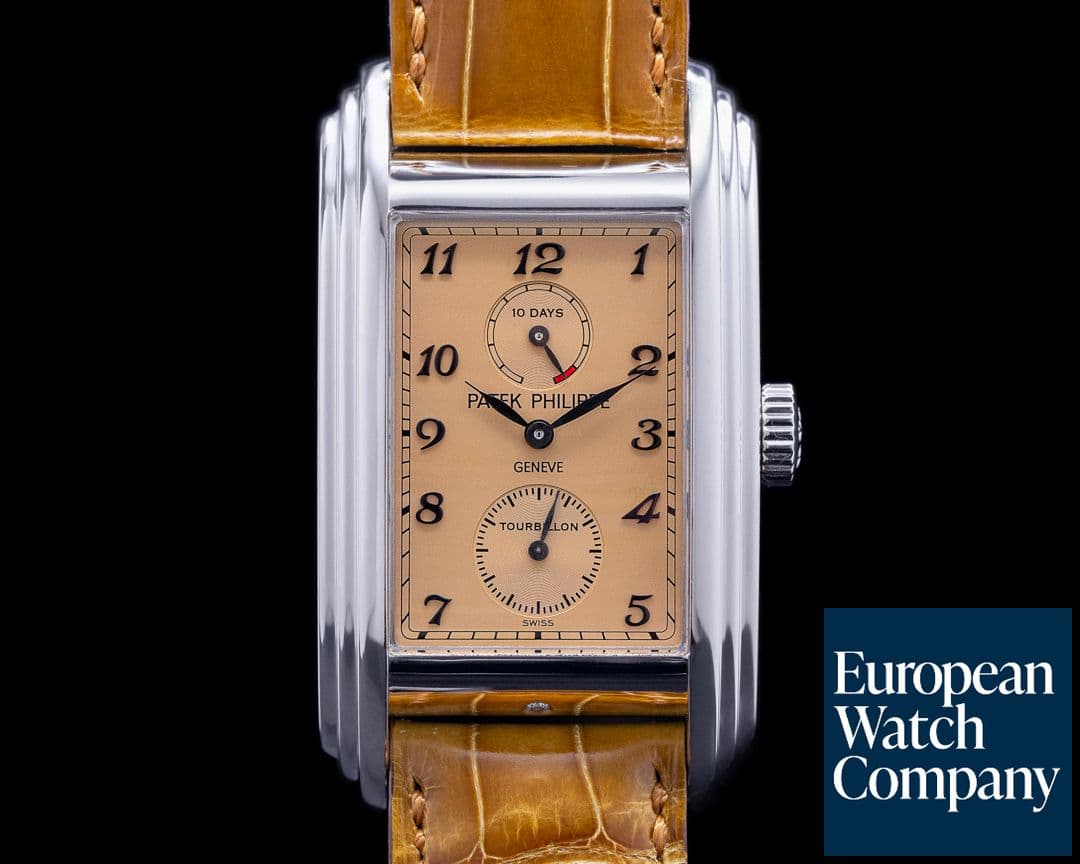 Image of Patek Philippe 10 Day Tourbillon 5101P Platinum / Salmon Dial FULL SET 