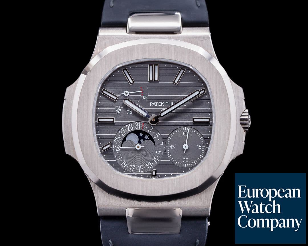 Image of Patek Philippe Nautilus 5712G Power Reserve Moonphase 18K White Gold 2020