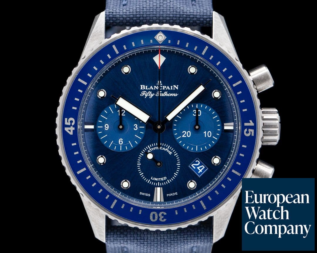 Image of Blancpain Fifty Fathoms Bathyscaphe Chronograph Ocean Commitment I