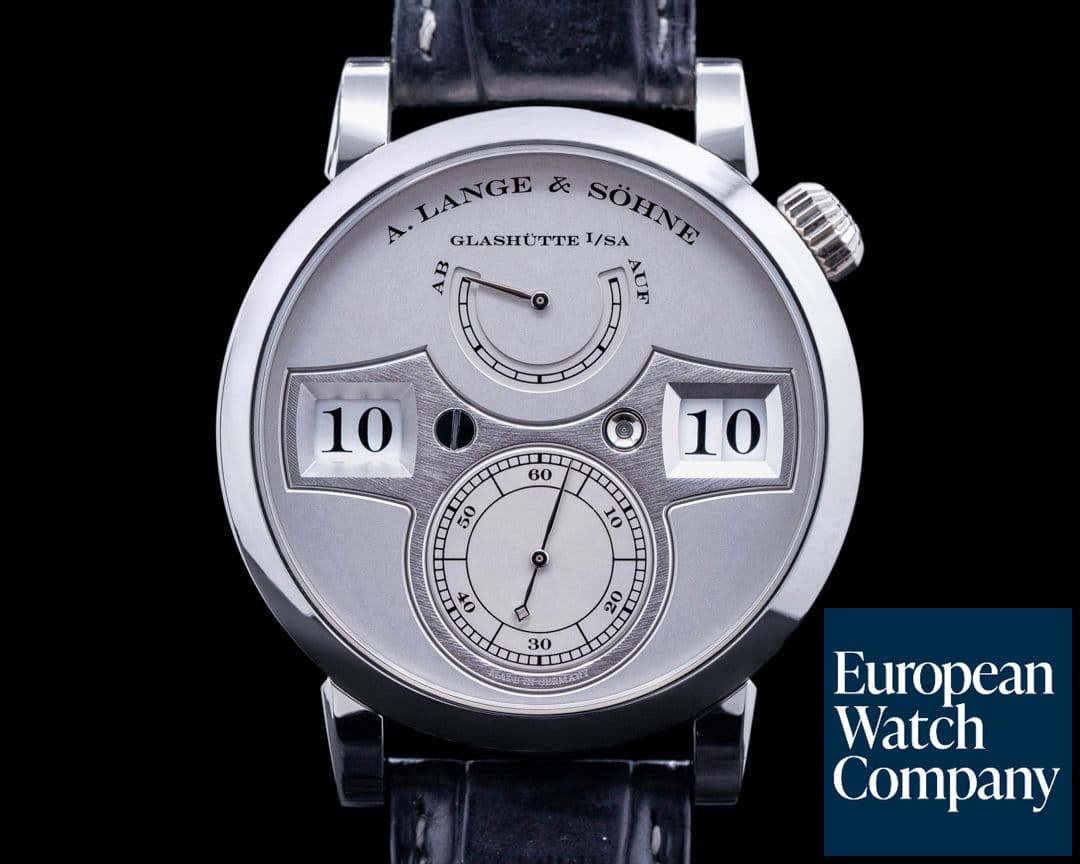 Image of A. Lange and Sohne Zeitwerk 140.025 Platinum Limited SERVICED  