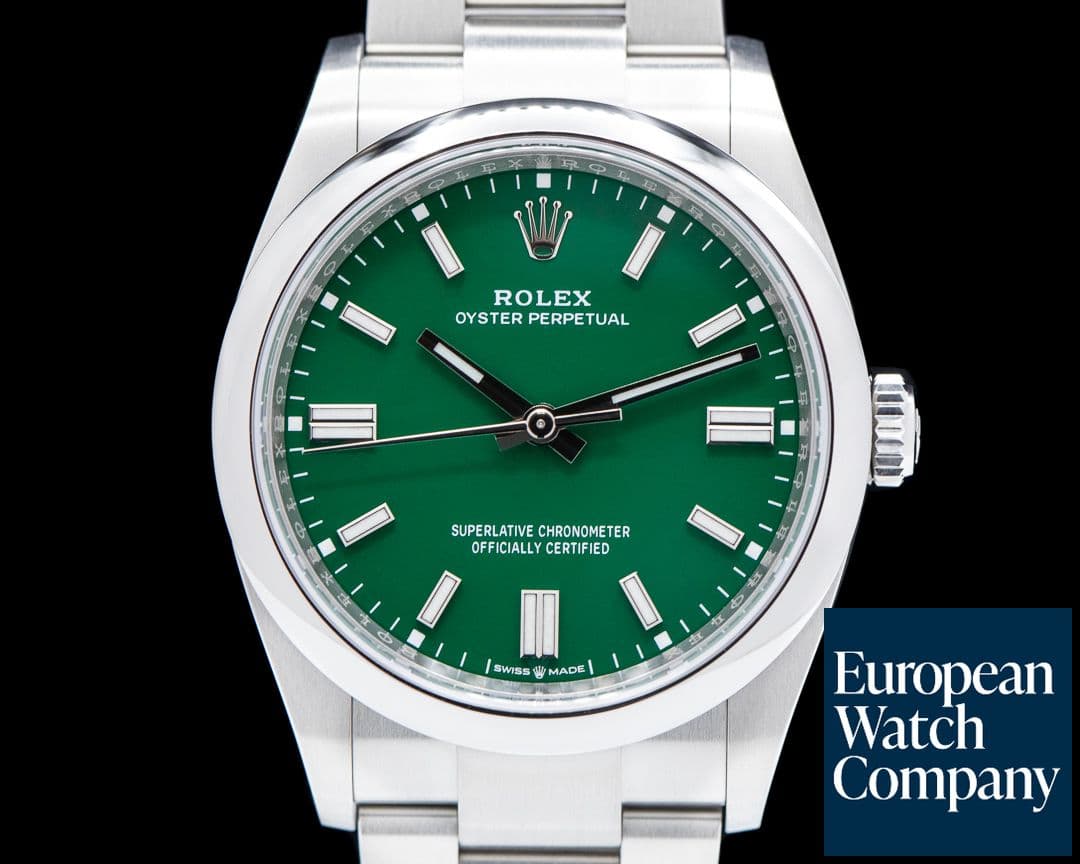 Image of Rolex Oyster Perpetual 126000 36MM SS Green 2022 