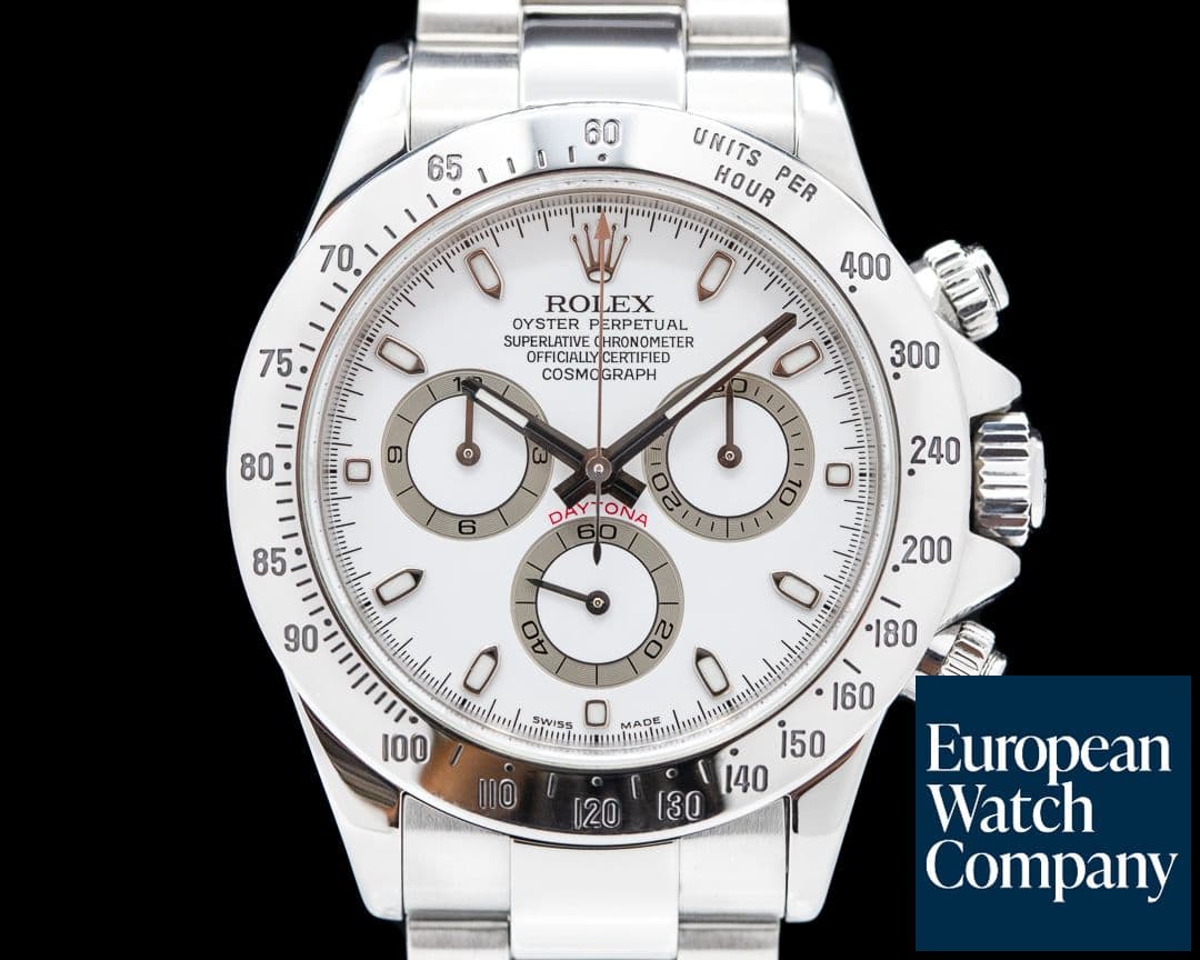 Image of Rolex Daytona 116520 White Dial SS 