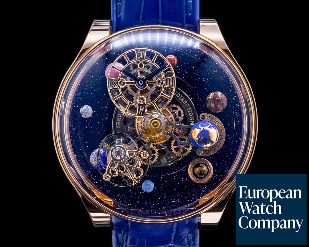 Image of Jacob & Co Astronomia Solar 18k Rose Gold / Alligator LIMITED WOW