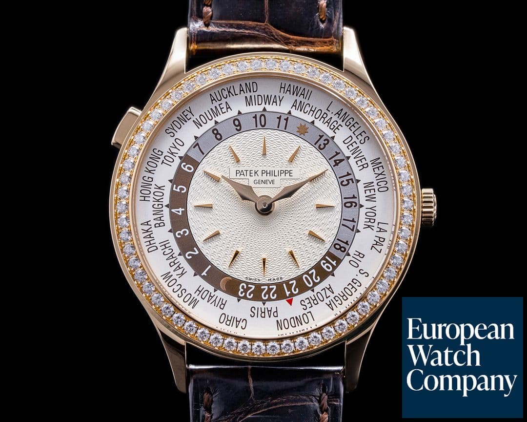 Image of Patek Philippe Complications 7130R World Time 18k Rose Gold / Diamonds 2022