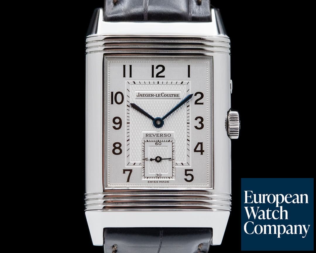 Image of Jaeger LeCoultre Reverso Duo Night / Day Manual Wind SS BLUE DIAL
 