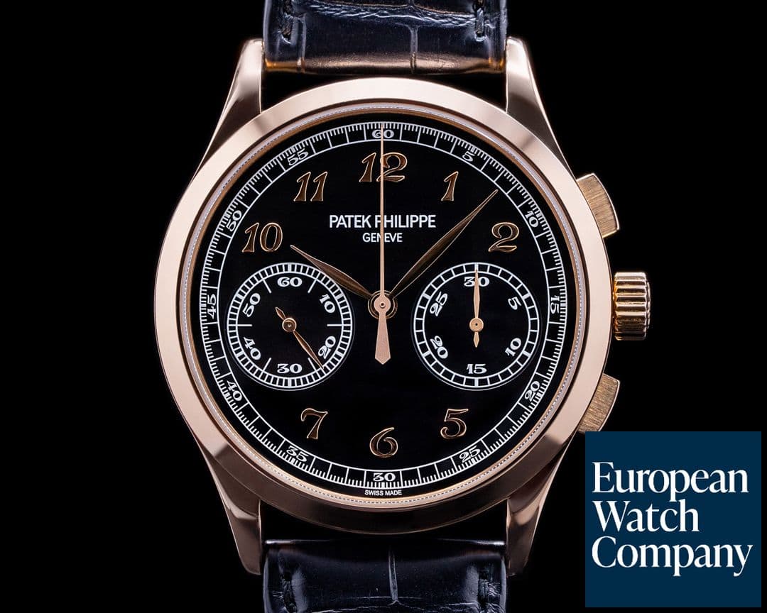 Image of Patek Philippe Chronograph 5170R 18K Rose Gold Black Dial 