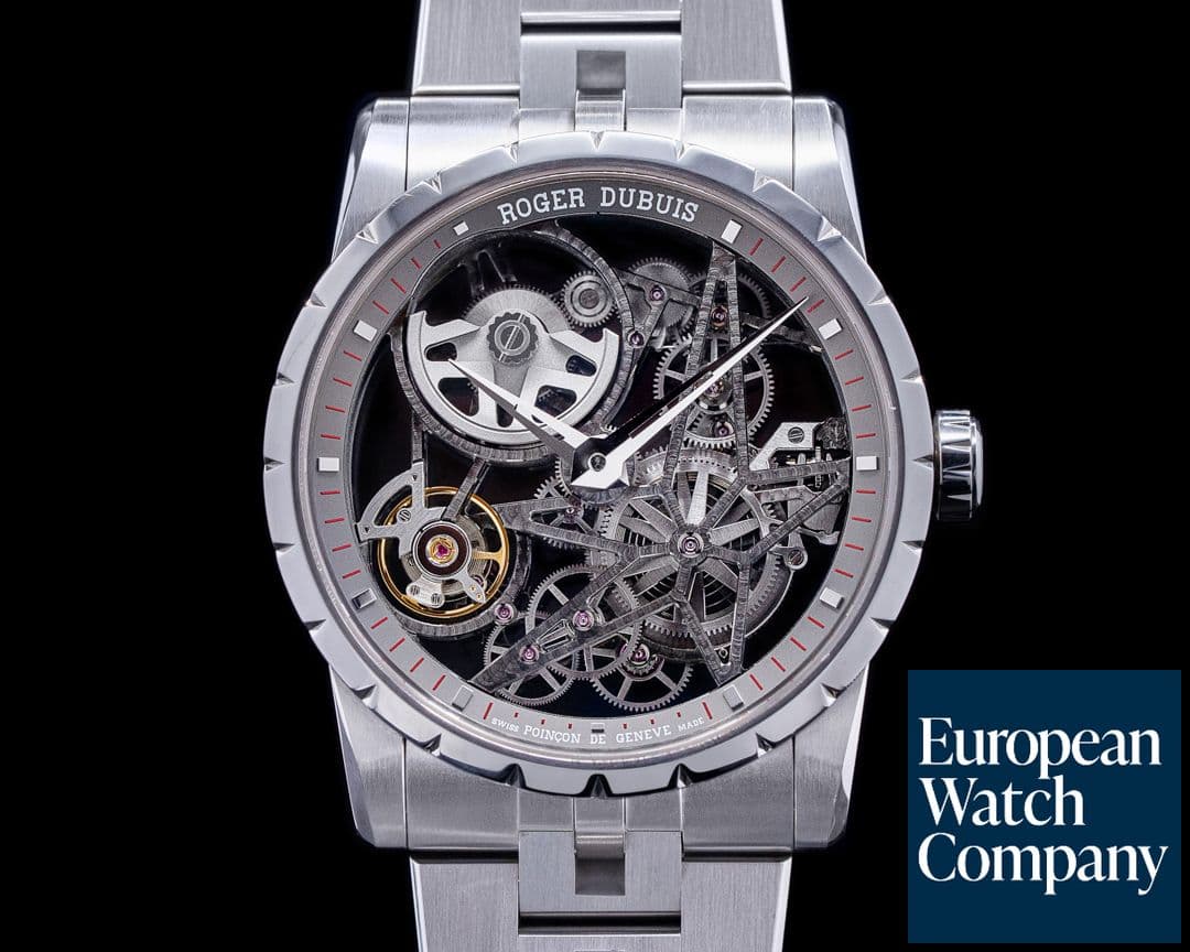 Image of Roger Dubuis Excalibur 42 Skeleton Micro-Rotor Automatic SS / SS RARE