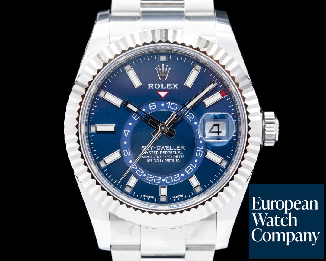 Image of Rolex Sky Dweller 326934 Steel Blue SS / Oyster UNWORN