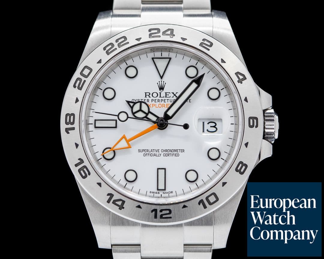 Image of Rolex Explorer II 216570 White Dial SS