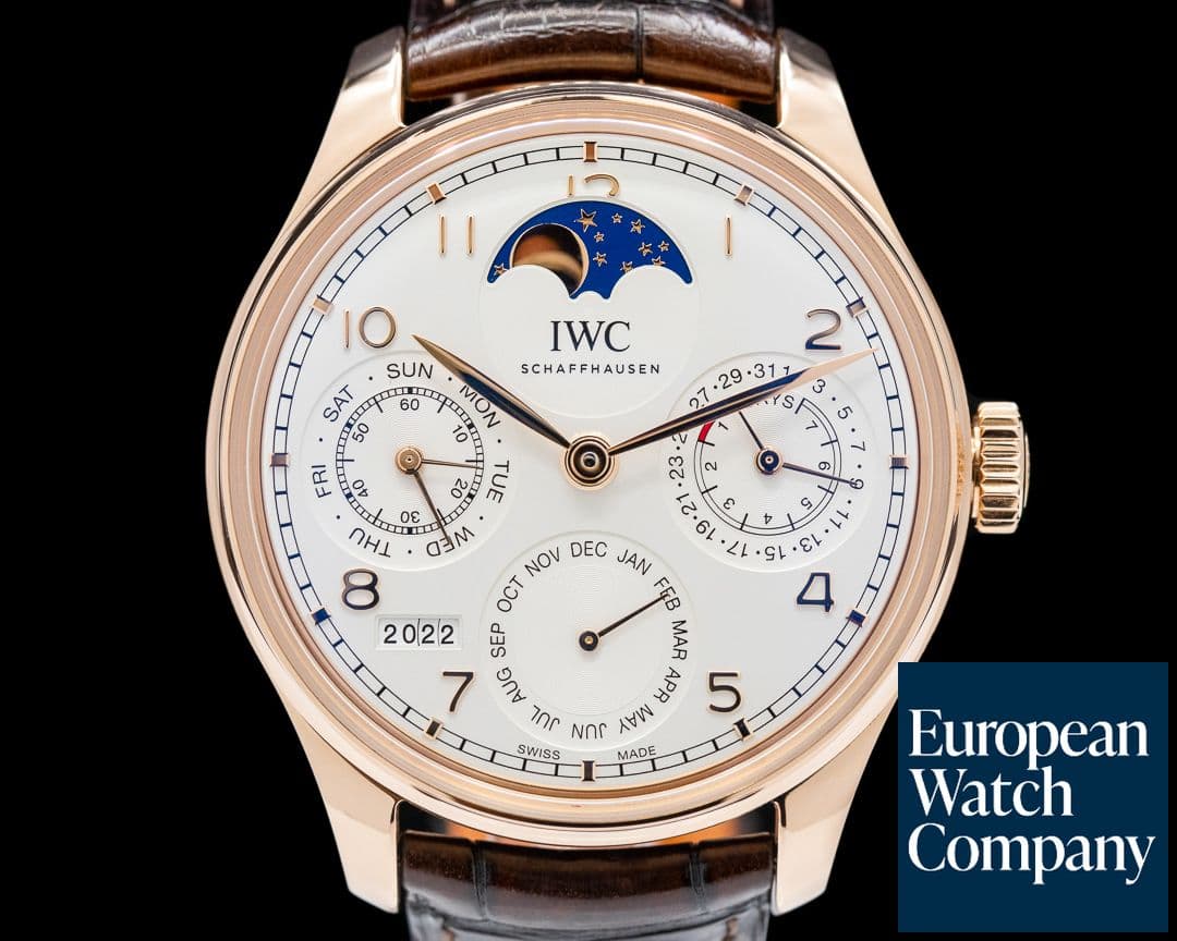 Image of IWC Portuguese Perpetual Calendar 18K Rose Gold 