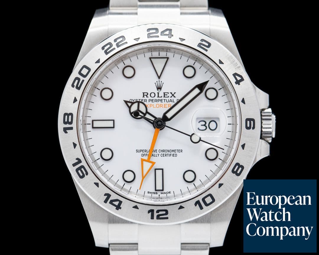 Image of Rolex Explorer II 216570 White Dial SS