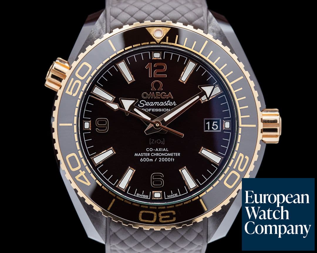 Image of Omega Seamaster Planet Ocean Co-Axial Ceramic "Deep Brown"
