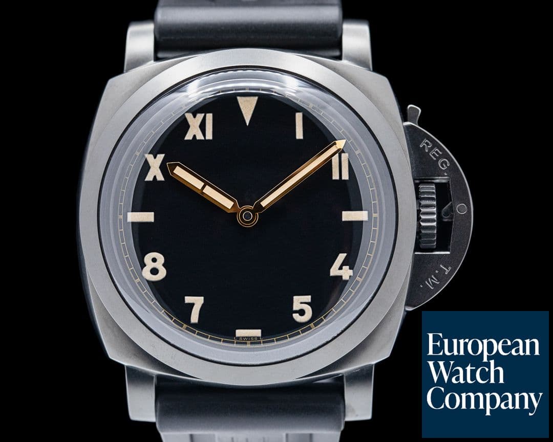 Image of Panerai Luminor 1950 3 Days Titanium DLC 47mm