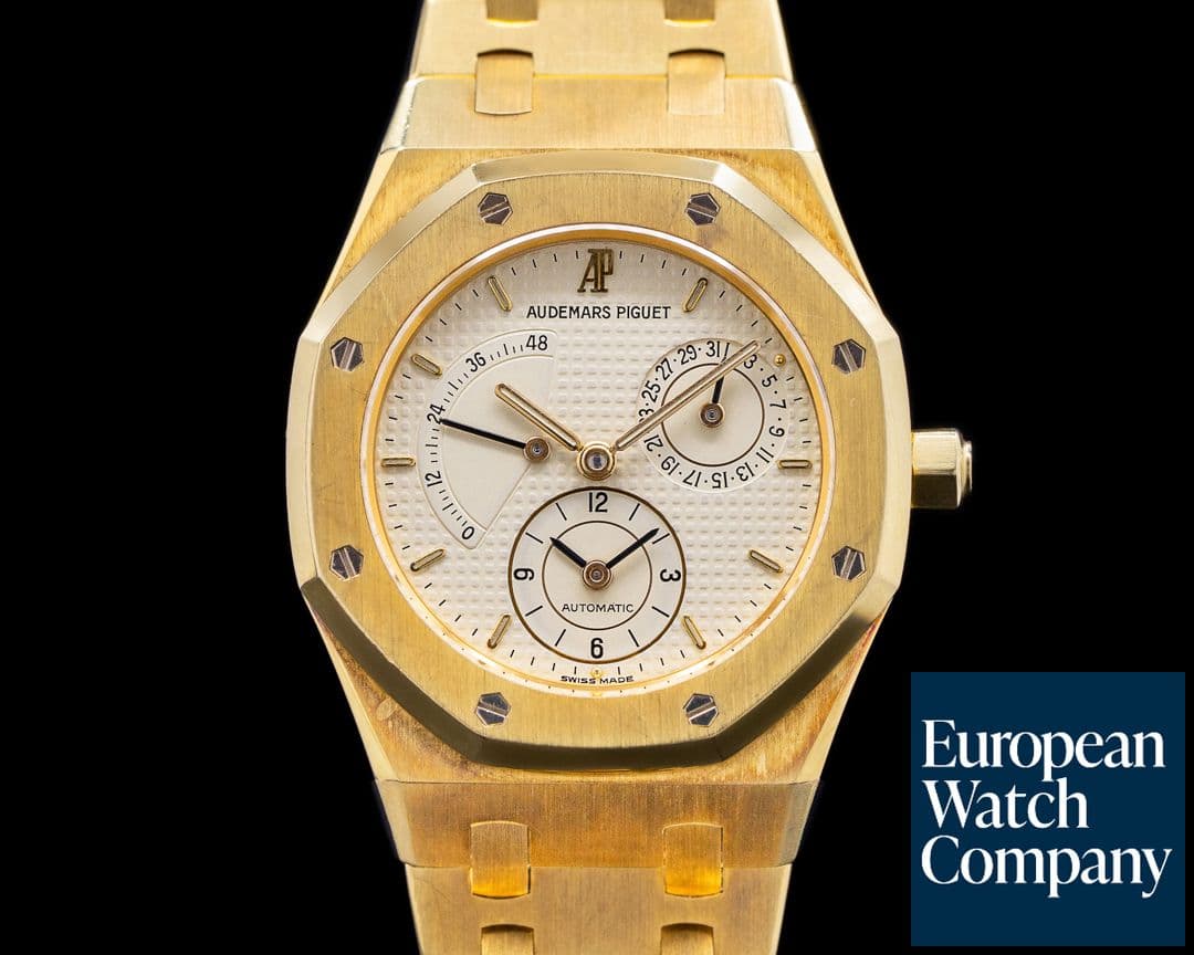 Image of Audemars Piguet Royal Oak Dual Time 18K Yellow Gold White Dial 36MM