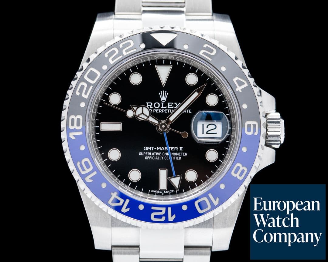 Image of Rolex GMT Master II 116710 Ceramic "Batman" SS