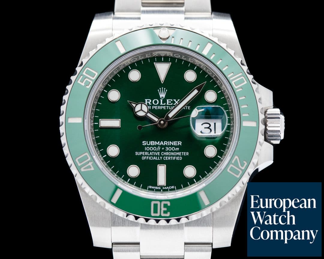 Image of Rolex Submariner "Hulk" Green Ceramic Bezel Green Dial SS 2019