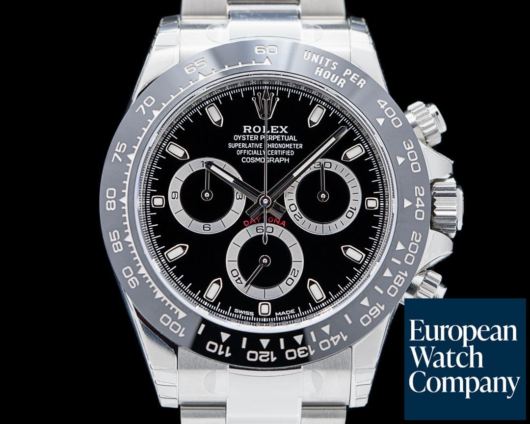 Image of Rolex Daytona 116500 Ceramic Bezel SS / Black Dial 2021 UNWORN