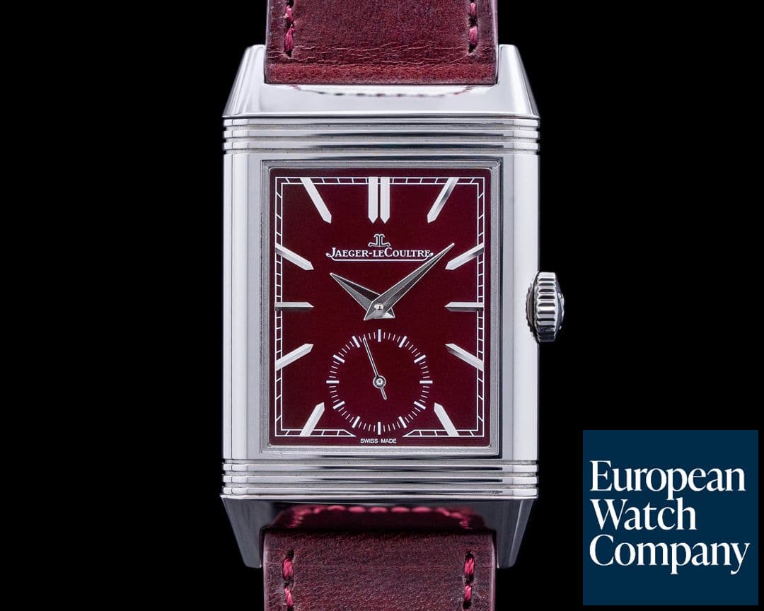 Image of Jaeger LeCoultre Reverso Tribute Small Seconds Burgundy