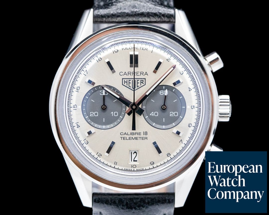 Image of TAG Heuer Carrera Heritage Sunray Silver Dial 