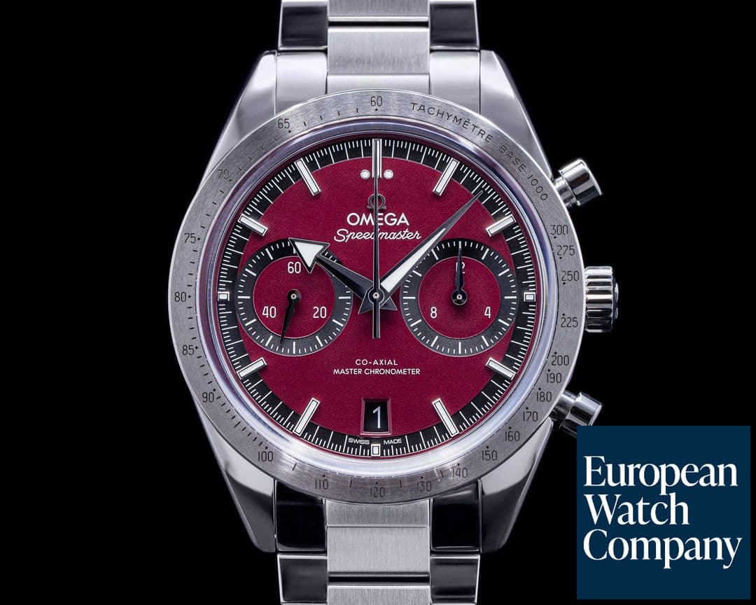 Image of Omega Speedmaster 57 Co-Axial SS Red Dial
