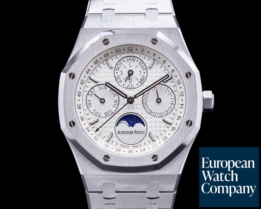 Image of Audemars Piguet Royal Oak 26574ST Perpetual Calendar SS Silver Dial  
