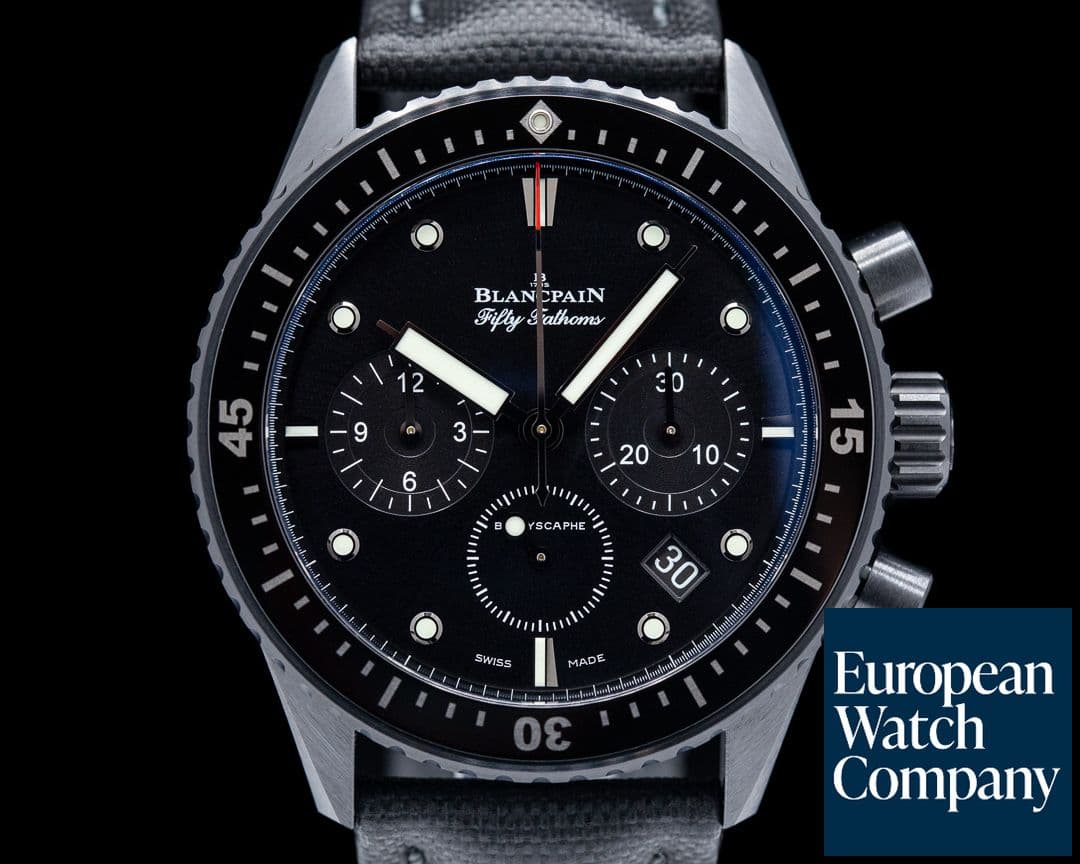 Image of Blancpain Fifty Fathoms Bathyscaphe Flyback Chronograph Ceramic 