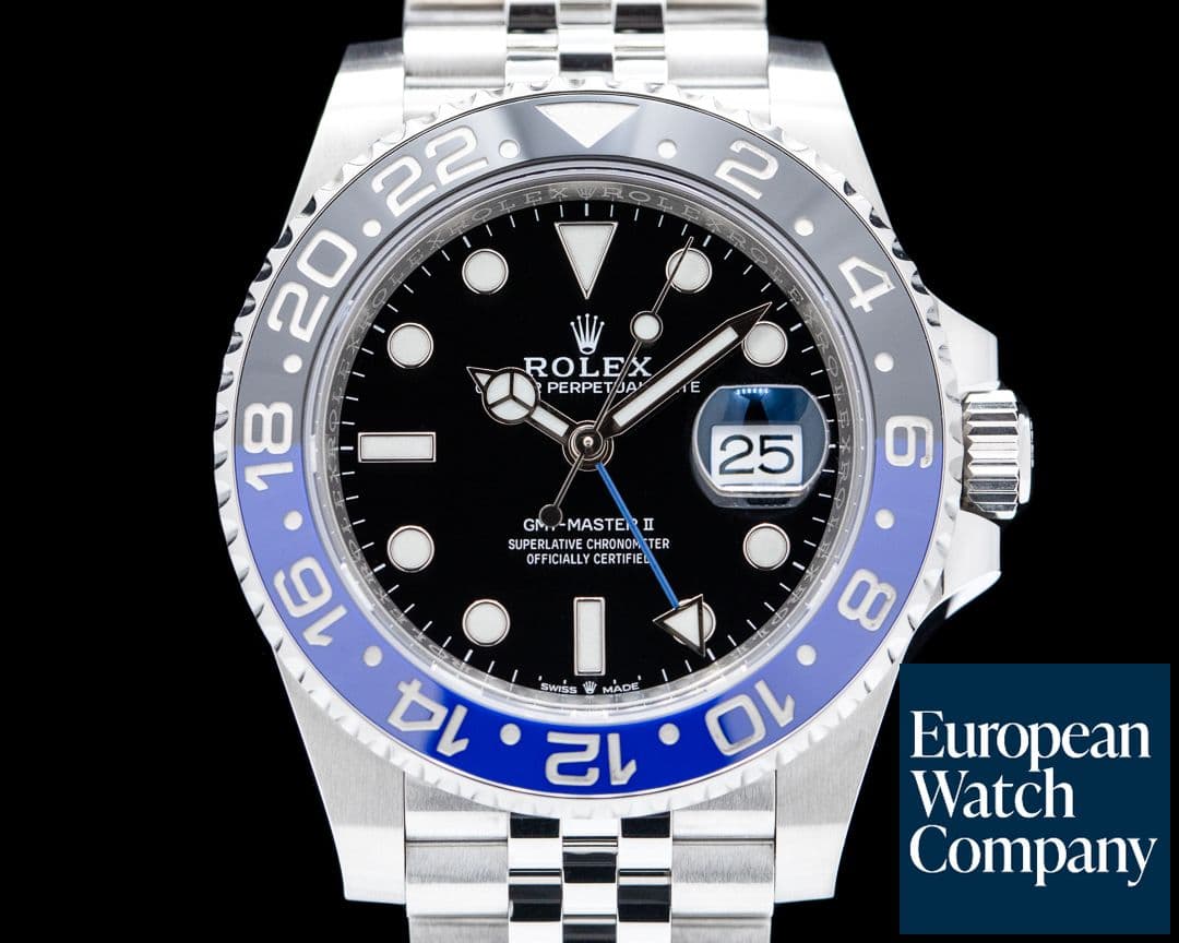 Image of Rolex GMT Master II 126710 Ceramic "Batman" SS 