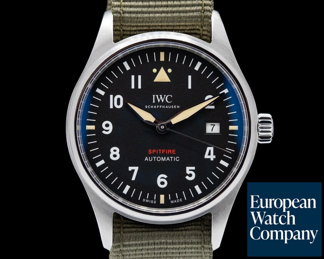 Image of IWC Pilot's Watch Automatic Spitfire SS/Textile Strap