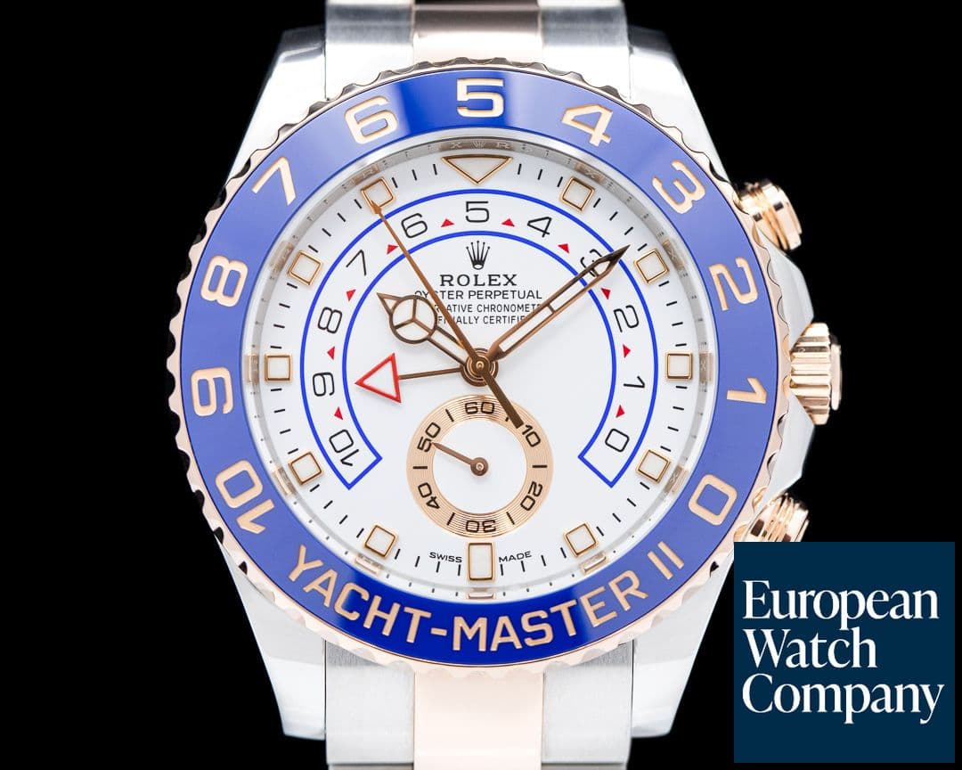 Image of Rolex Yacht Master II SS / 18K Rose Gold 