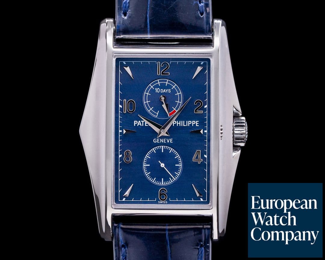 Image of Patek Philippe 10 Day Power Reserve White Gold Blue Dial