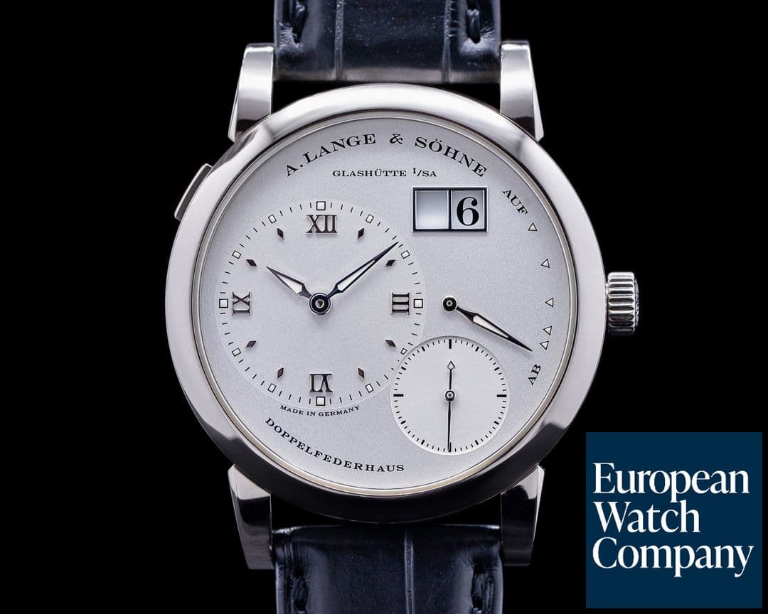 Image of A. Lange and Sohne Lange 1 18K White Gold Silver Dial
