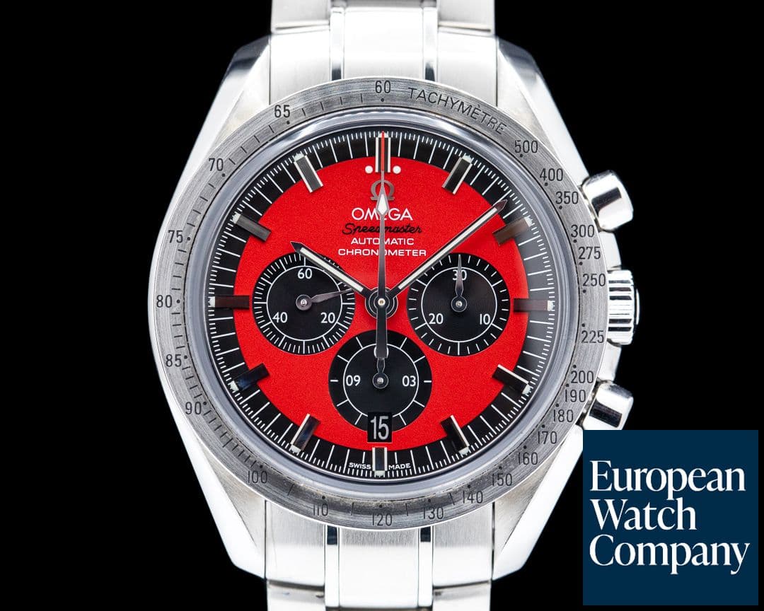 Image of Omega Speedmaster Michael Schumacher The Legend Red