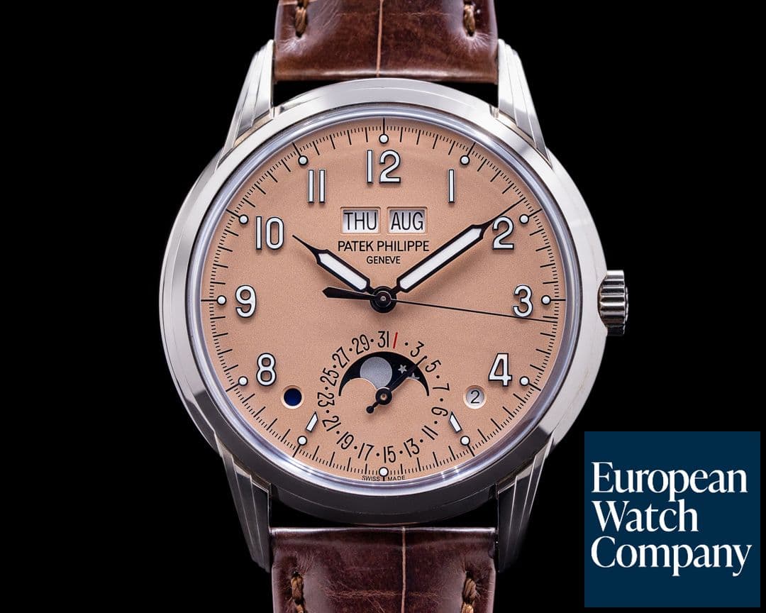 Image of Patek Philippe Perpetual Calendar 5320G Grand Complication 18K WG Salmon Dial UNWORN