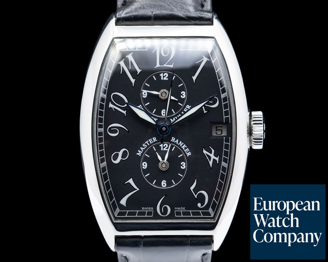 Image of Franck Muller Master Banker Black Dial Stainless Steel