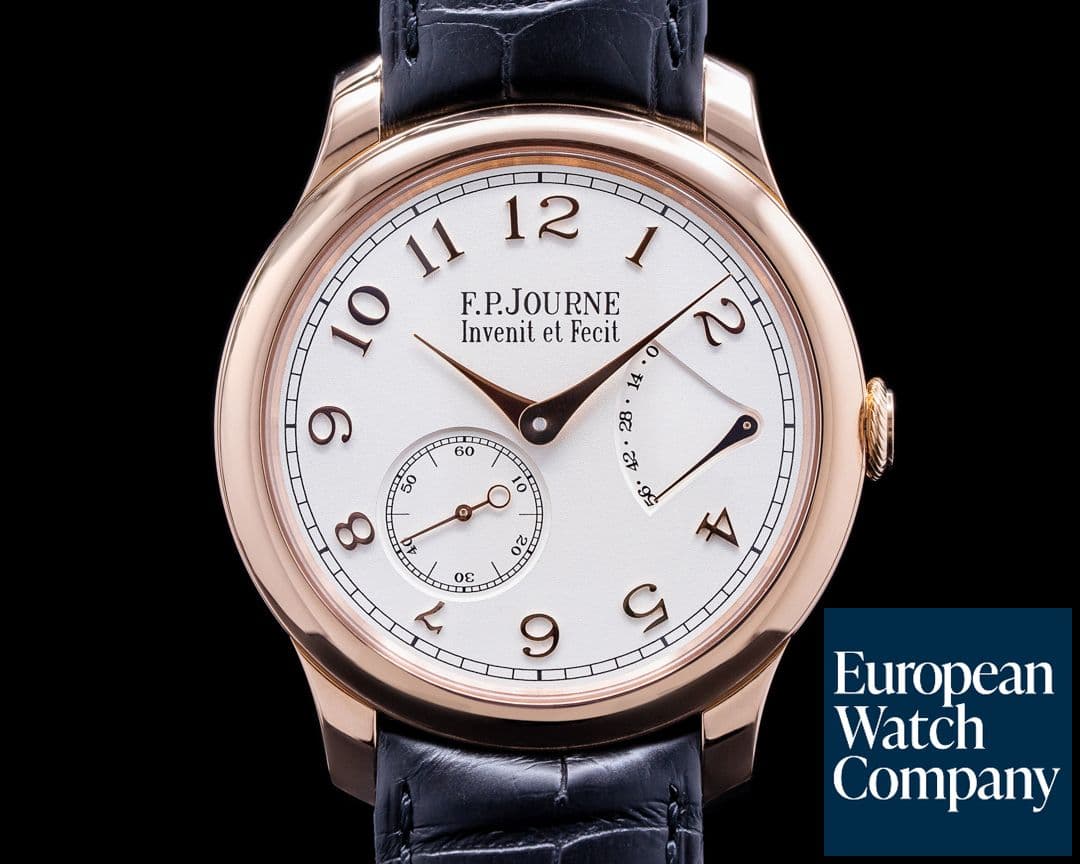 Image of F. P. Journe Chronometre Souverain Red Gold / Silver Dial 40MM 2020 