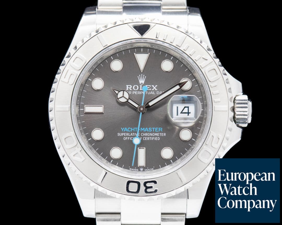 Image of Rolex Yacht Master SS Dark Rhodium Dial / Platinum Bezel 