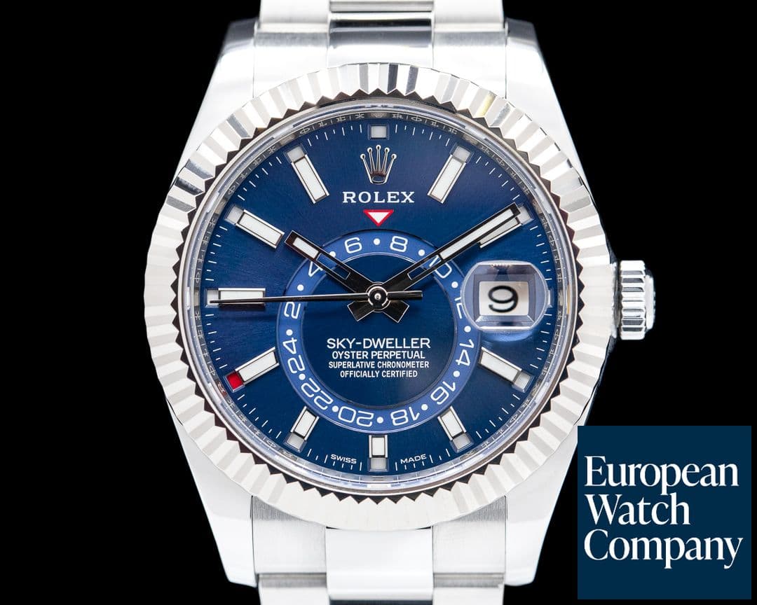 Image of Rolex Sky Dweller 326934 Steel Blue SS / Oyster 2021