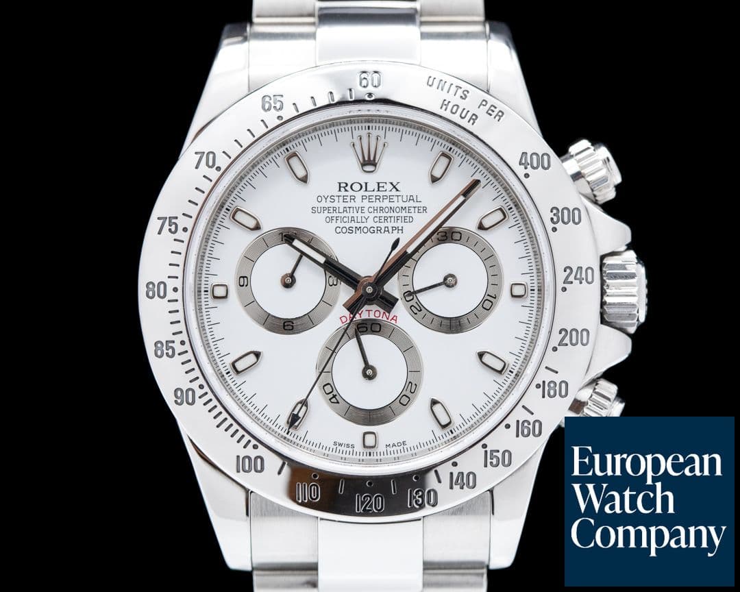 Image of Rolex Daytona 116520 White Dial SS FULL SET
