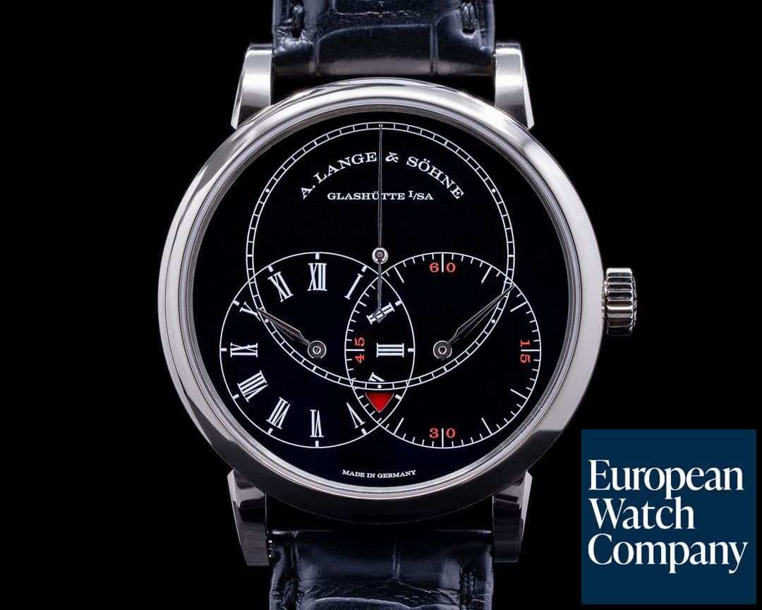 Image of A. Lange and Sohne Richard Lange 252.029 JUMPING SECONDS White Gold Black Dial 