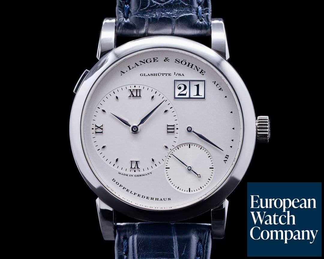 Image of A. Lange and Sohne Lange 1 101.025 Platinum "STEALTH" Silver Dial