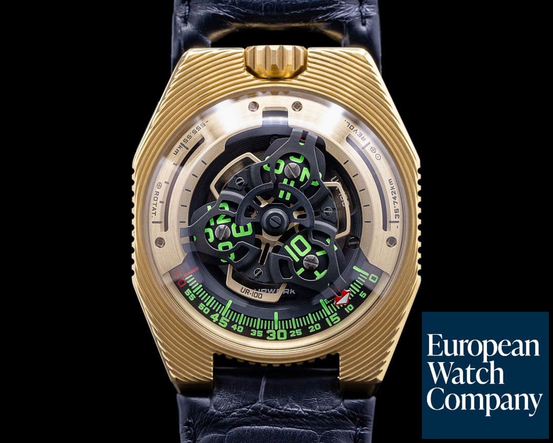 Image of URWERK UR-100 Electrum LIMITED TO 25 PIECES 
