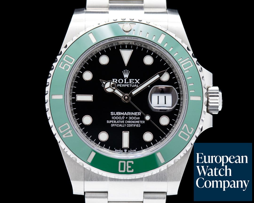 Image of Rolex Submariner Date 126610LV Kermit GREEN Ceramic Bezel 2021